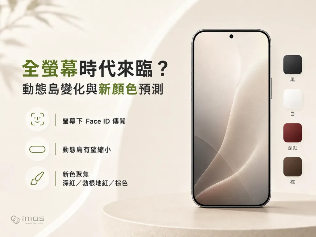 全螢幕動態島的大小變化及新顏色預測